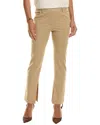 Elie Tahari Inseam Slit Ponte Pant In Beige