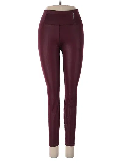Pre-owned Elie Tahari Sport Active Pants In Burgundy