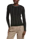 Elie Tahari Studded Top In Black