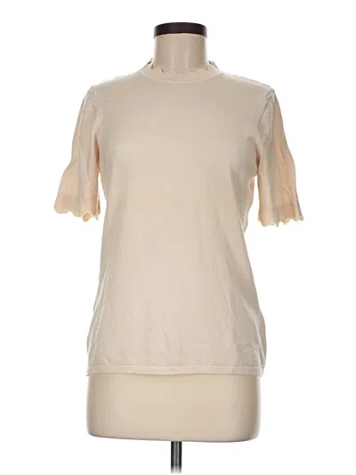 Pre-owned Elie Tahari Sweatshirt In Ivory