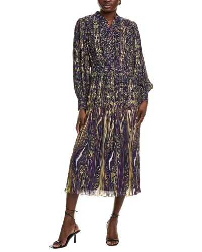 ELIE TAHARI THE ALMADA MIDI DRESS