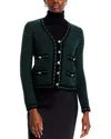 Elie Tahari The Alta Cardigan In Green