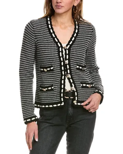 ELIE TAHARI THE ALTA WOOL & CASHMERE-BLEND CARDIGAN