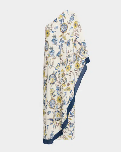 Elie Tahari The Arlene Printed One-shoulder Maxi Dress In Multi