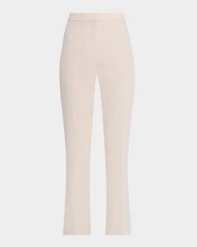 Elie Tahari The Ashton Creased Straight-leg Pants In Neutral