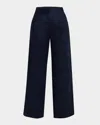 Elie Tahari The Aster Linen Blend Wide Leg Pants