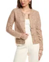 Elie Tahari The Astrid Mohair & Wool-blend Cardigan In Brown