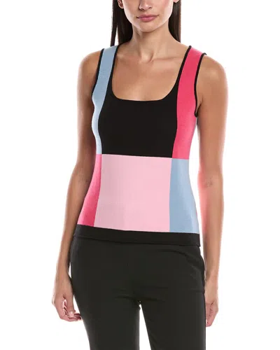 ELIE TAHARI THE AURELIA COLORBLOCK SWEATER