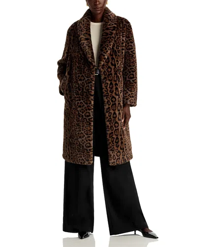 ELIE TAHARI THE BIANCA FAUX FUR COAT