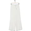 Elie Tahari The Brianne Tie Waist Wide Leg Pants
