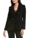 Elie Tahari The Briella Rhinestone Blazer In Black