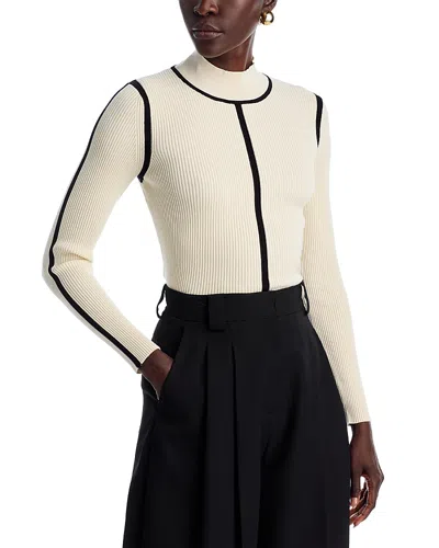 Elie Tahari The Chani Mock Neck Sweater