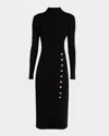 Elie Tahari The Chaya Sweater Dress In Noir