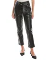 Elie Tahari The Clea Vegan Leather Pant In Black