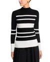 Elie Tahari The Clio Sweater In Black