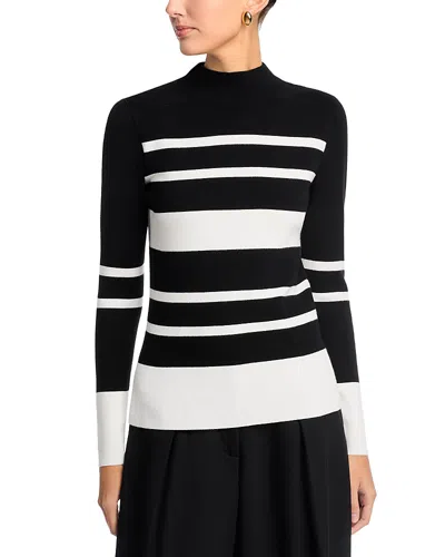 Elie Tahari The Clio Sweater In Black