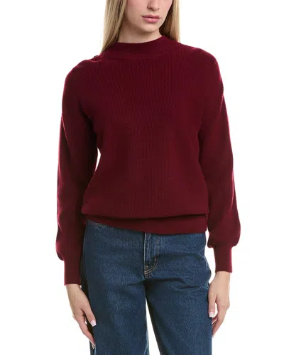Elie Tahari The Colleen Cashmere Sweater In Red