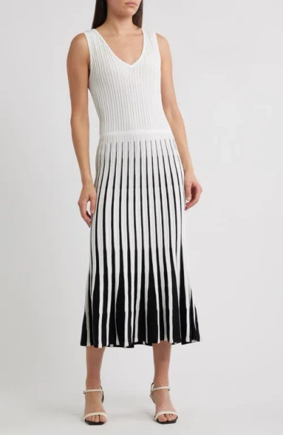 Elie Tahari The Dalia Knit Maxi Sweater Dress In Multi