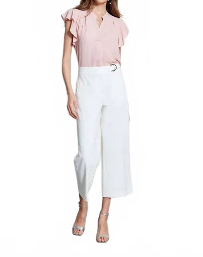 Elie Tahari The Della Pants In White