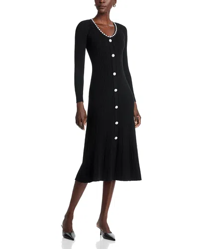 Elie Tahari The Emmie Knit Dress In Black