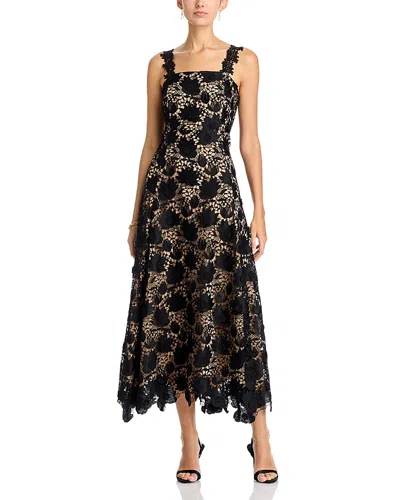 Elie Tahari The Francoise Dress In Black