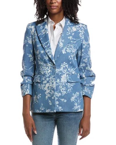 Elie Tahari The Gabby Jacket In Blue