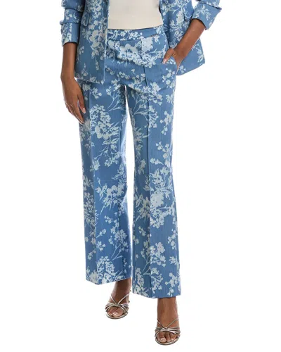 Elie Tahari The Gabby Pant In Blue