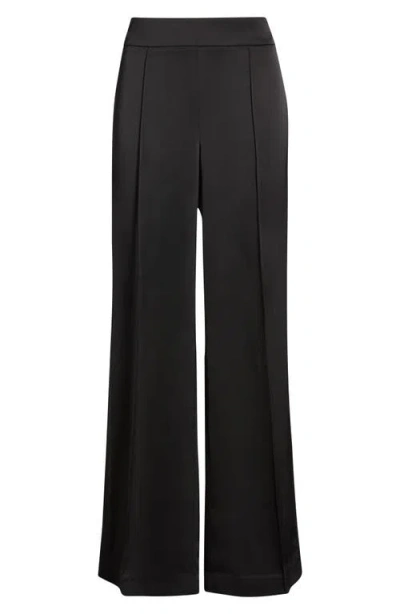Elie Tahari The Gina Ankle Wide Leg Pants In Black