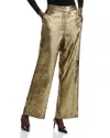 Elie Tahari The Hannah Gilded Trousers In Brushed Gold