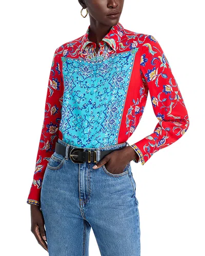 Elie Tahari The Haven Isle Of Capri Printed Shirt
