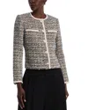 Elie Tahari The Inara Tweed Jacket In Savona Tweed