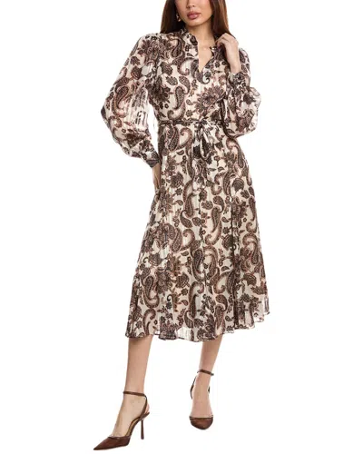 ELIE TAHARI THE JANICE MIDI DRESS