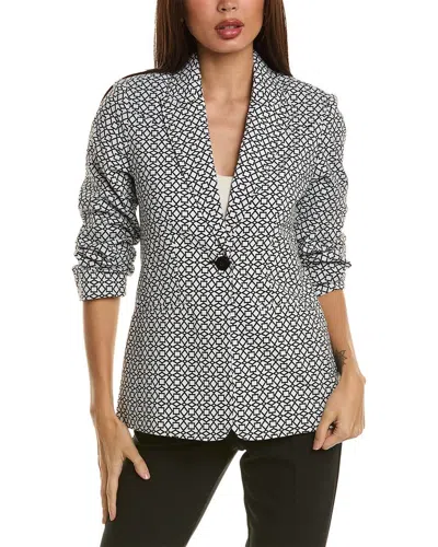 Elie Tahari The Jenna Blazer In Gray