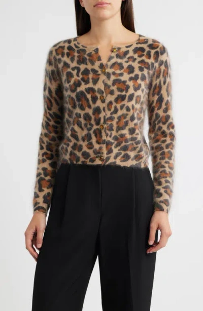 Elie Tahari The Jillian Cashmere Cardigan In Brown