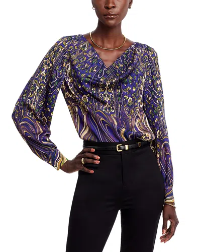 Elie Tahari The Lani Top In Sterling Palace