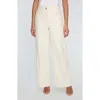 Elie Tahari The Leith High Waist Stretch Cotton Pants In Ecru