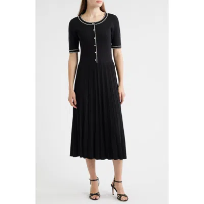 ELIE TAHARI ELIE TAHARI THE LEONA SWEATER DRESS