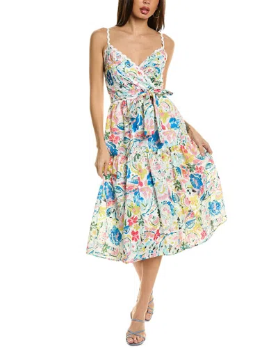 ELIE TAHARI THE LILY MIDI DRESS