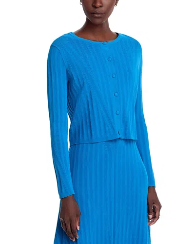 Elie Tahari The Lori Cardigan In Blue