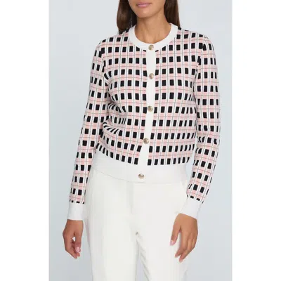 Elie Tahari The Loxley Cardigan In Multi