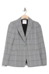 Elie Tahari The Madelyn Plaid Peak Lapel Stretch Blazer In Madelyn Plaid