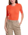 Elie Tahari The Magnolia Sweater In Orange
