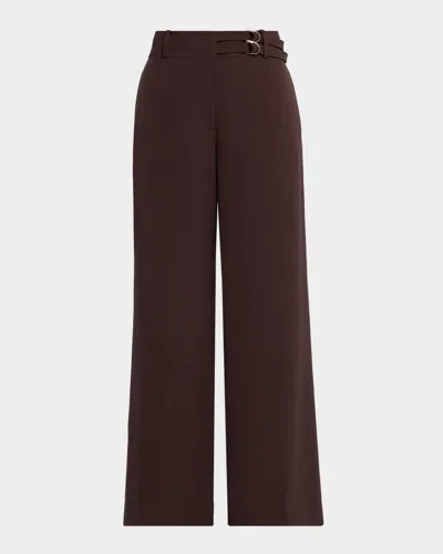 Elie Tahari The Malka Wide-leg Pants In Black