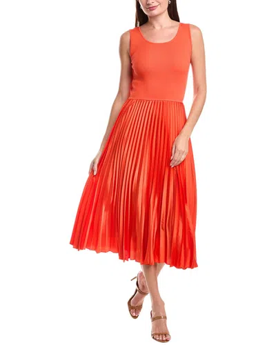 ELIE TAHARI THE MAVE MIXED MEDIA SWEATERDRESS