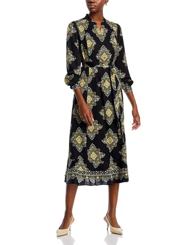Elie Tahari The Mila Marseille Dress In Marseille Print Placed