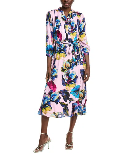 Elie Tahari The Mila Silk-blend Shirtdress