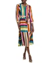 Elie Tahari The Mila Silk-blend Shirtdress