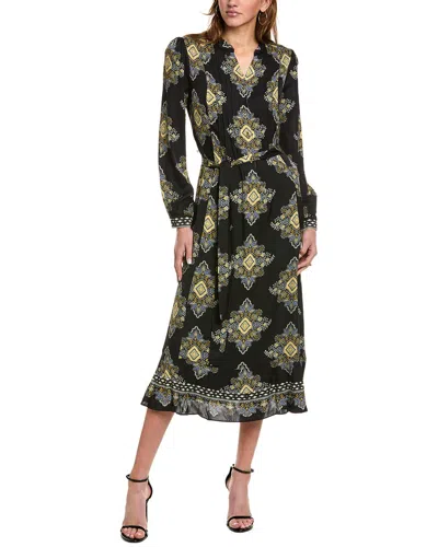 ELIE TAHARI THE MILA SILK-BLEND SHIRTDRESS