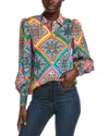Elie Tahari The Molly Silk-blend Blouse