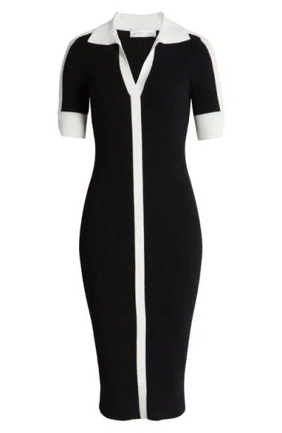 Elie Tahari The Myra Sweaterdress In Black